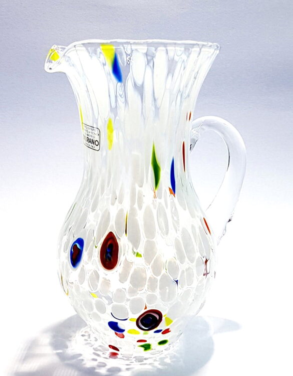 Caraffa murrine bianca