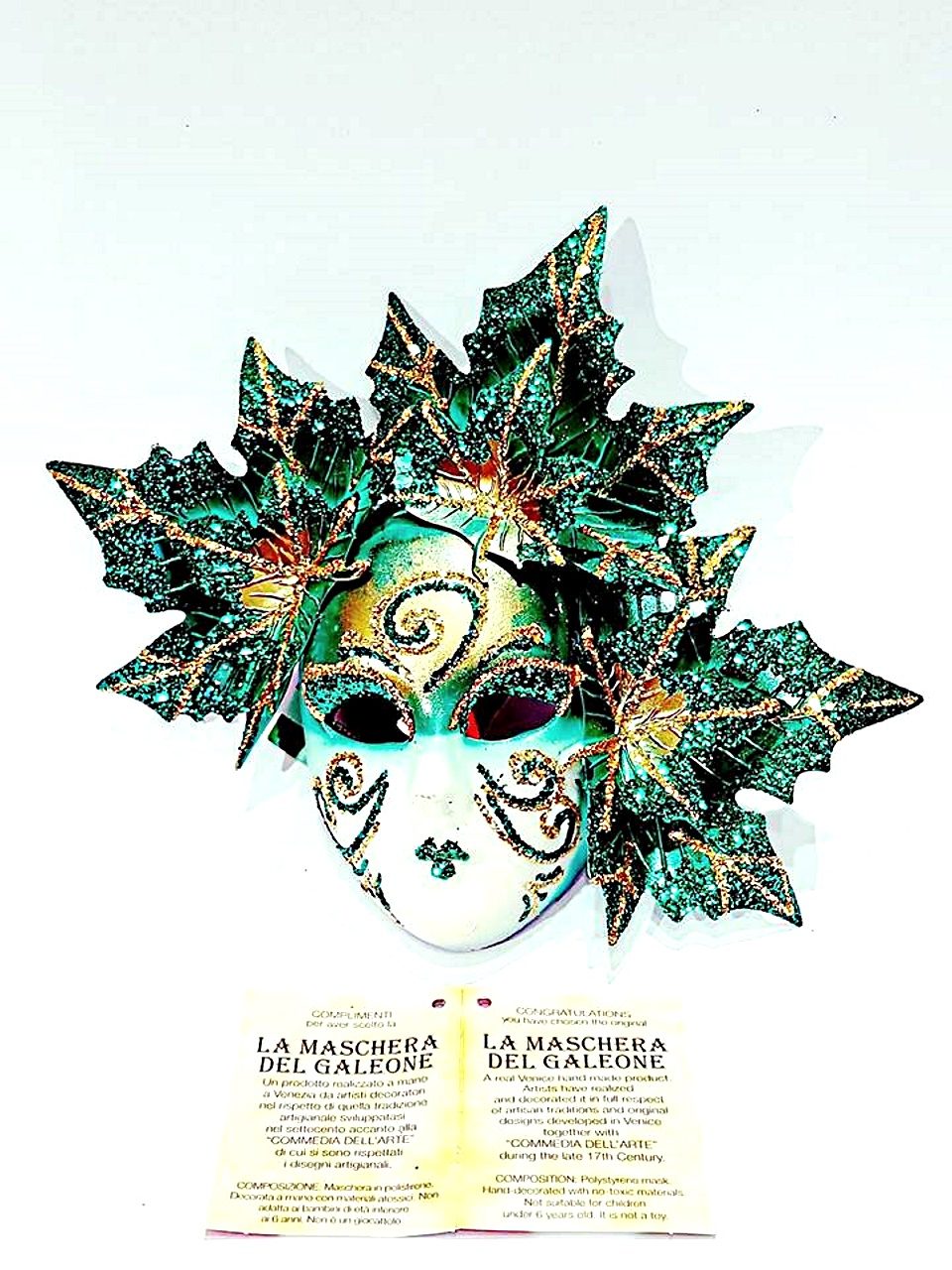 Maschera veneziana fico autunno piccola