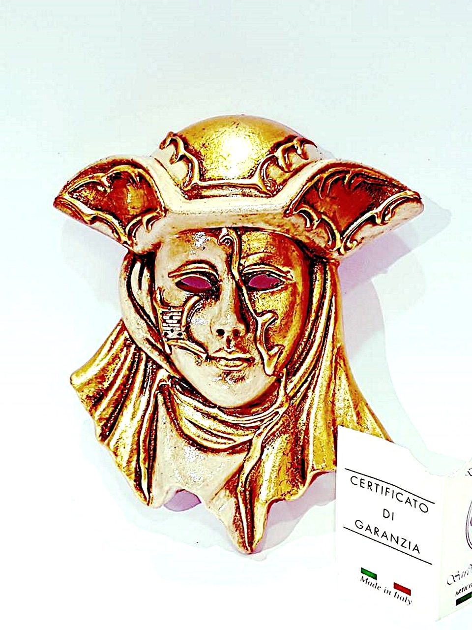 Maschera veneziana casanova piccola ceramica