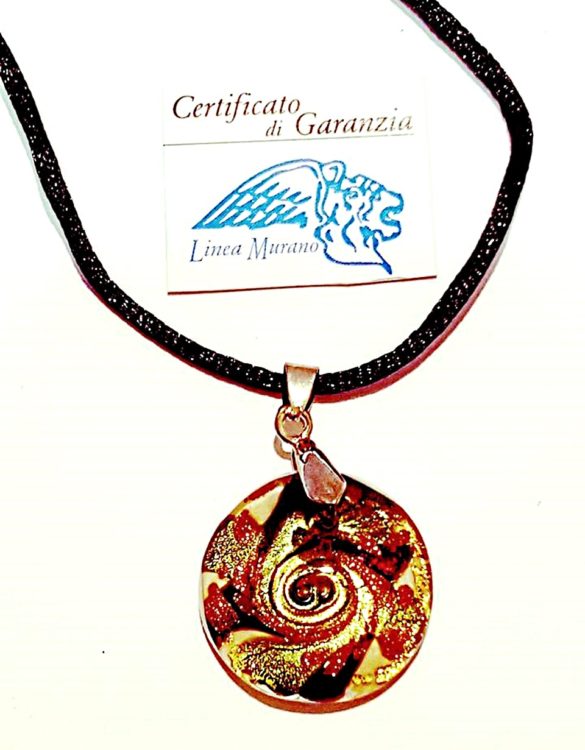 Pendente rotondo vetro di murano