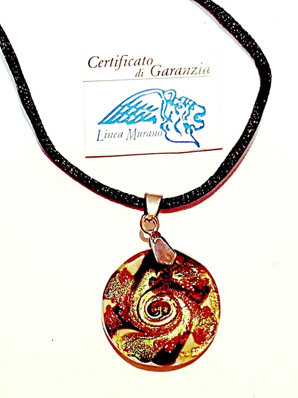 Pendente rotondo vetro di murano