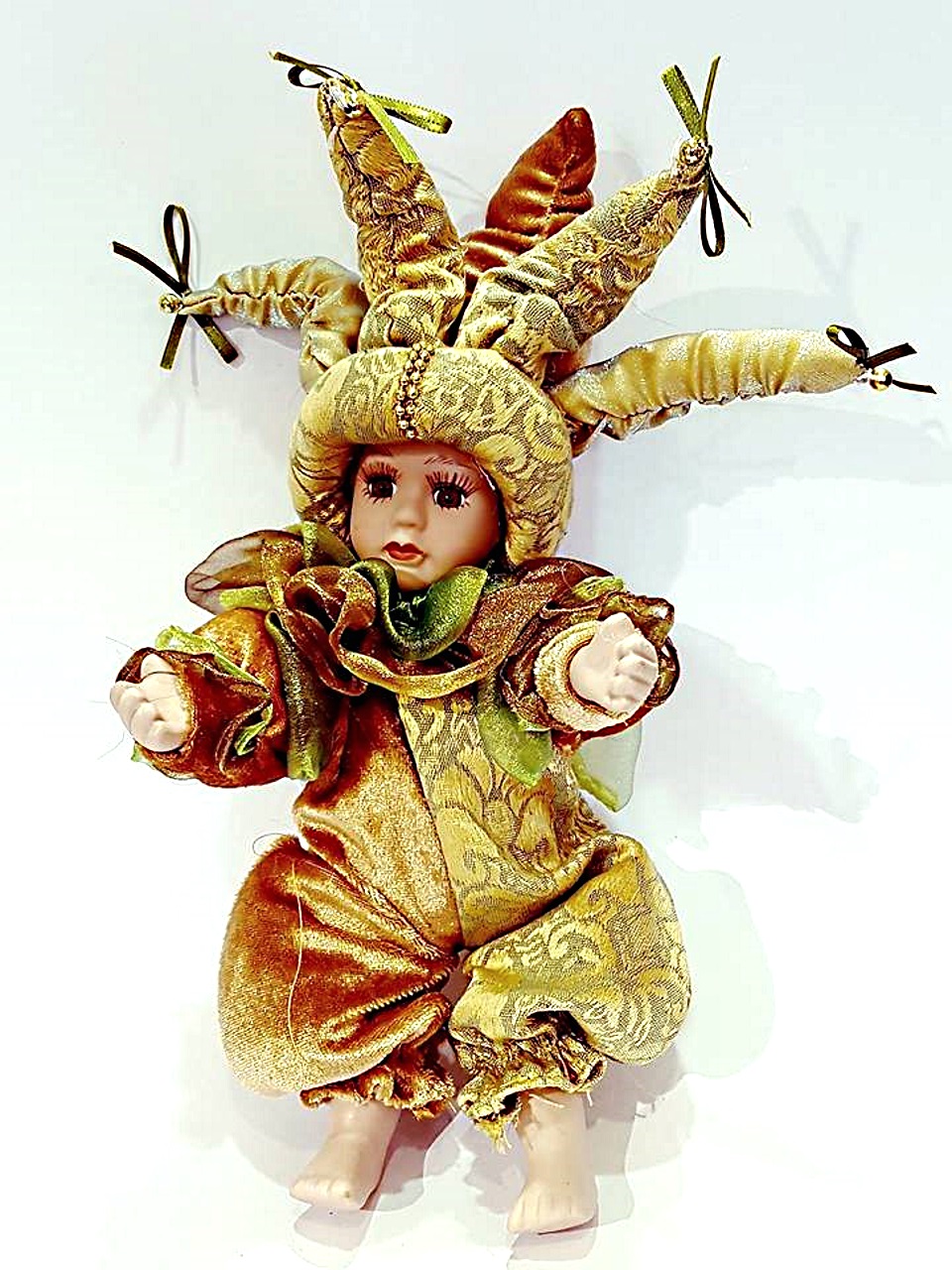 Bambola veneziana jolly ceramica