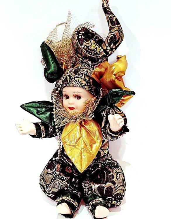 Bambola veneziana verde
