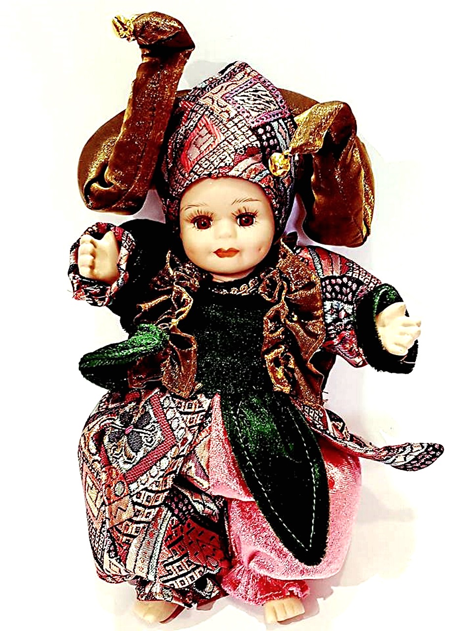 Bambola veneziana turchese
