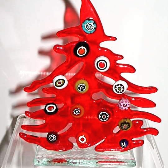 Albero di natale con murrine piccolo