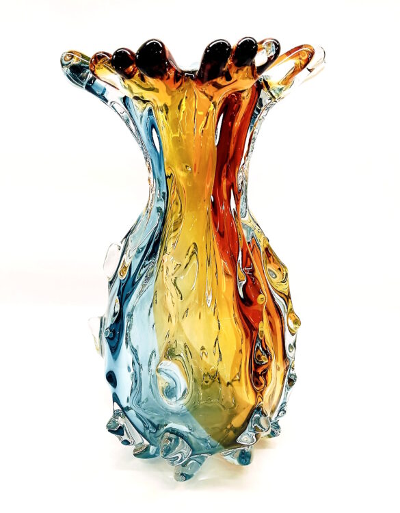 Vaso vetro per arredamento interni
