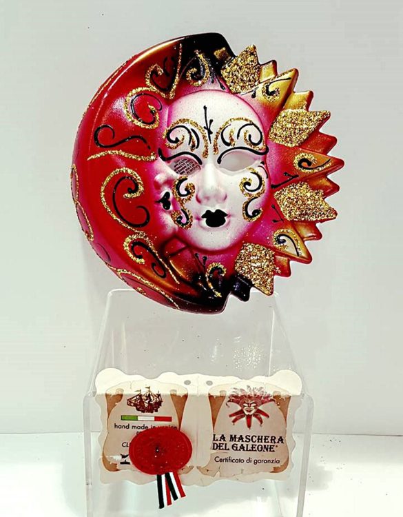 Maschera sole luna cm 15