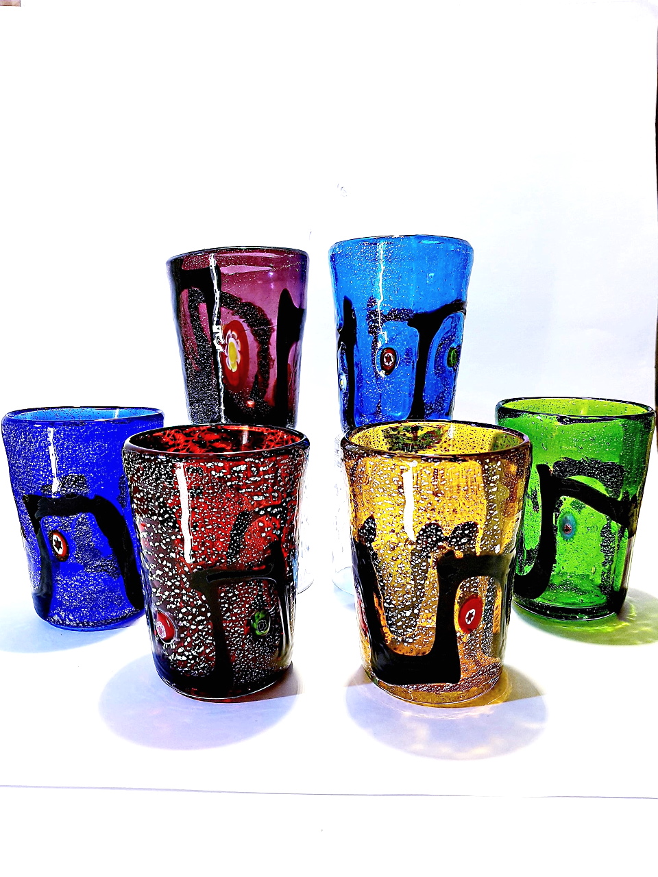 Bicchiere liscio in vetro veneziano — Venturini Souvenirs - Vetro di Murano  e Souvenirs