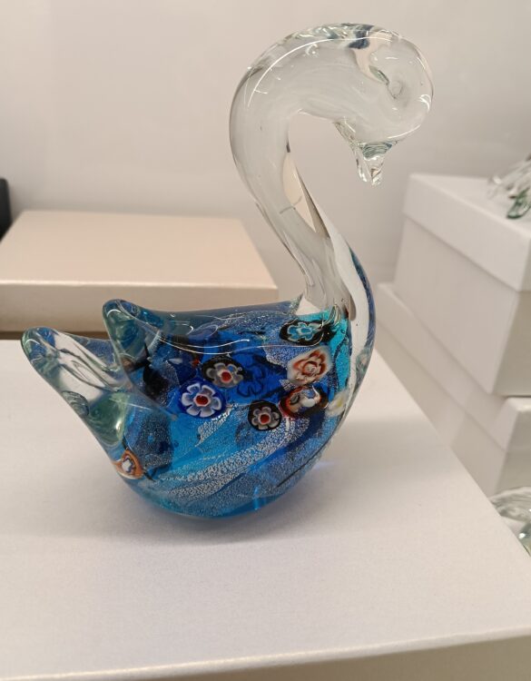 Cigno blu con murrina