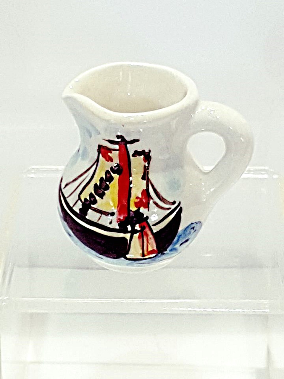 Brocche di ceramica dipinte a mano 6 x 5 cm