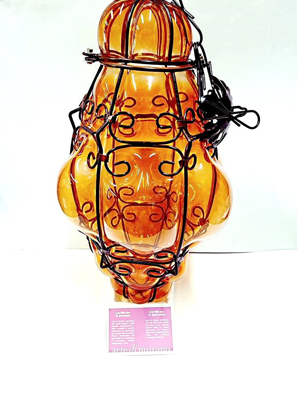 Lanterna veneziana cm 50 arancio