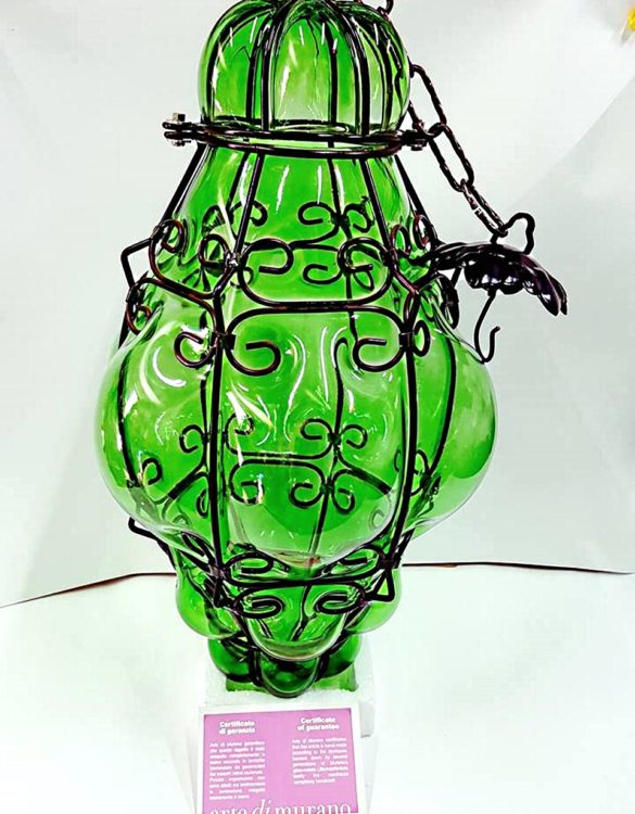 Lanterna veneziana cm 50 verde