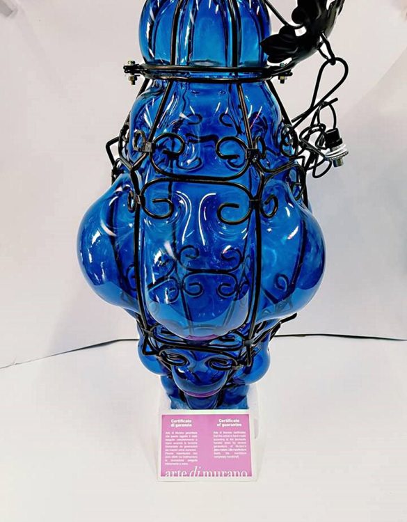Lanterna veneziana cm 50 blu