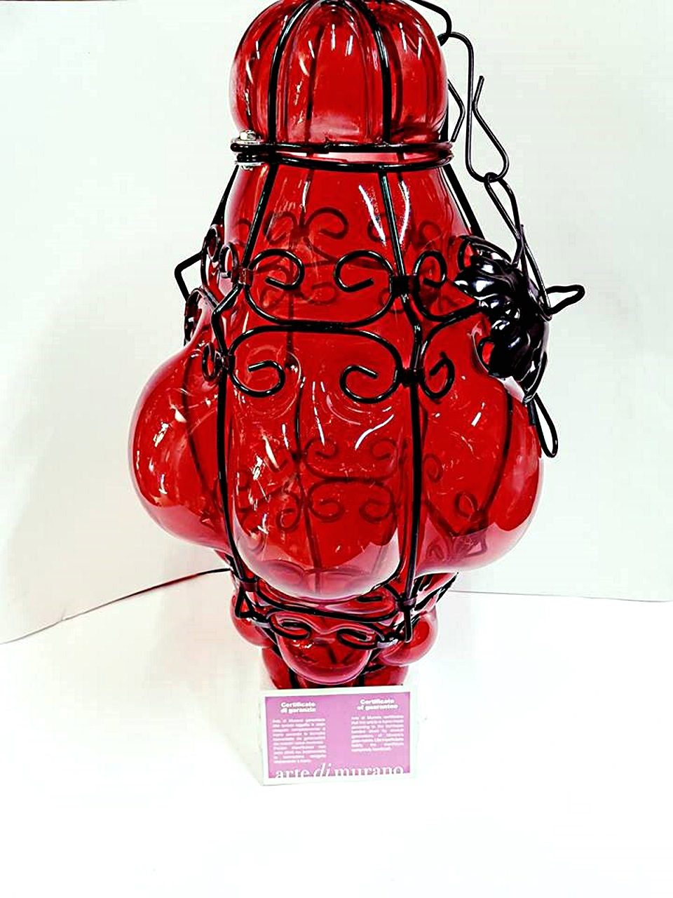 Lanterna veneziana cm 50 rossa