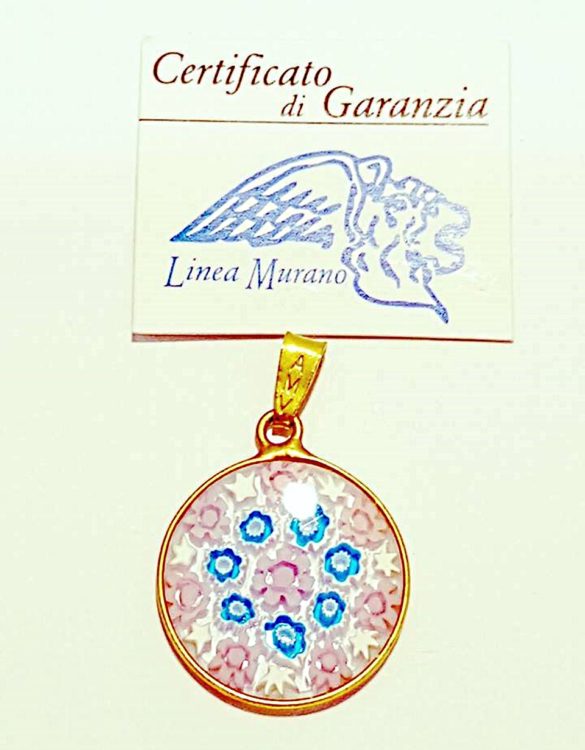 Pendaglio murrina medio in vetro di murano
