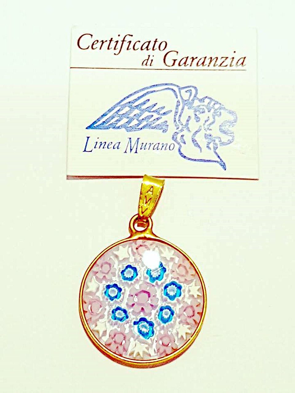 Pendaglio murrina medio in vetro di murano