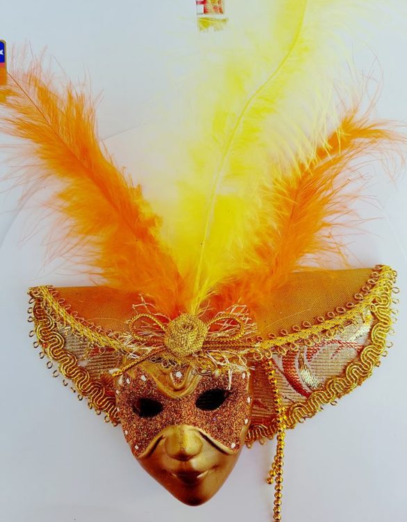 Maschera ceramica capello