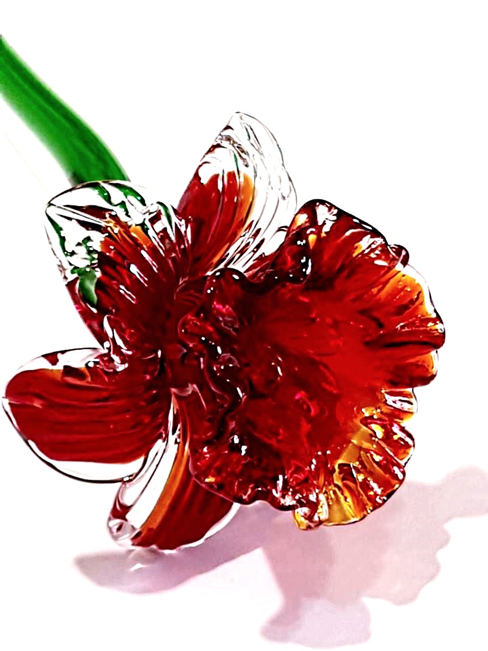 Fiore di vetro di murano garofano