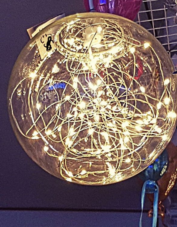 Lampadario sfera in vetro per arredamento e illuminazione