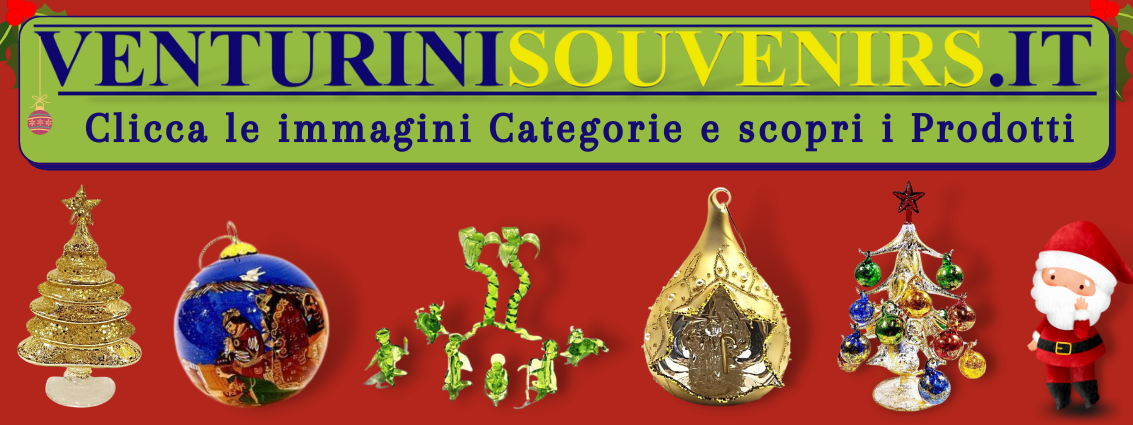 Venturini Souvenirs Banner - Articoli in vetro di Murano