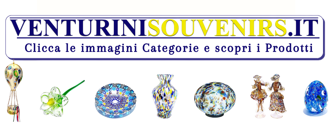 Venturini Souvenirs Banner - Articoli in vetro di Murano